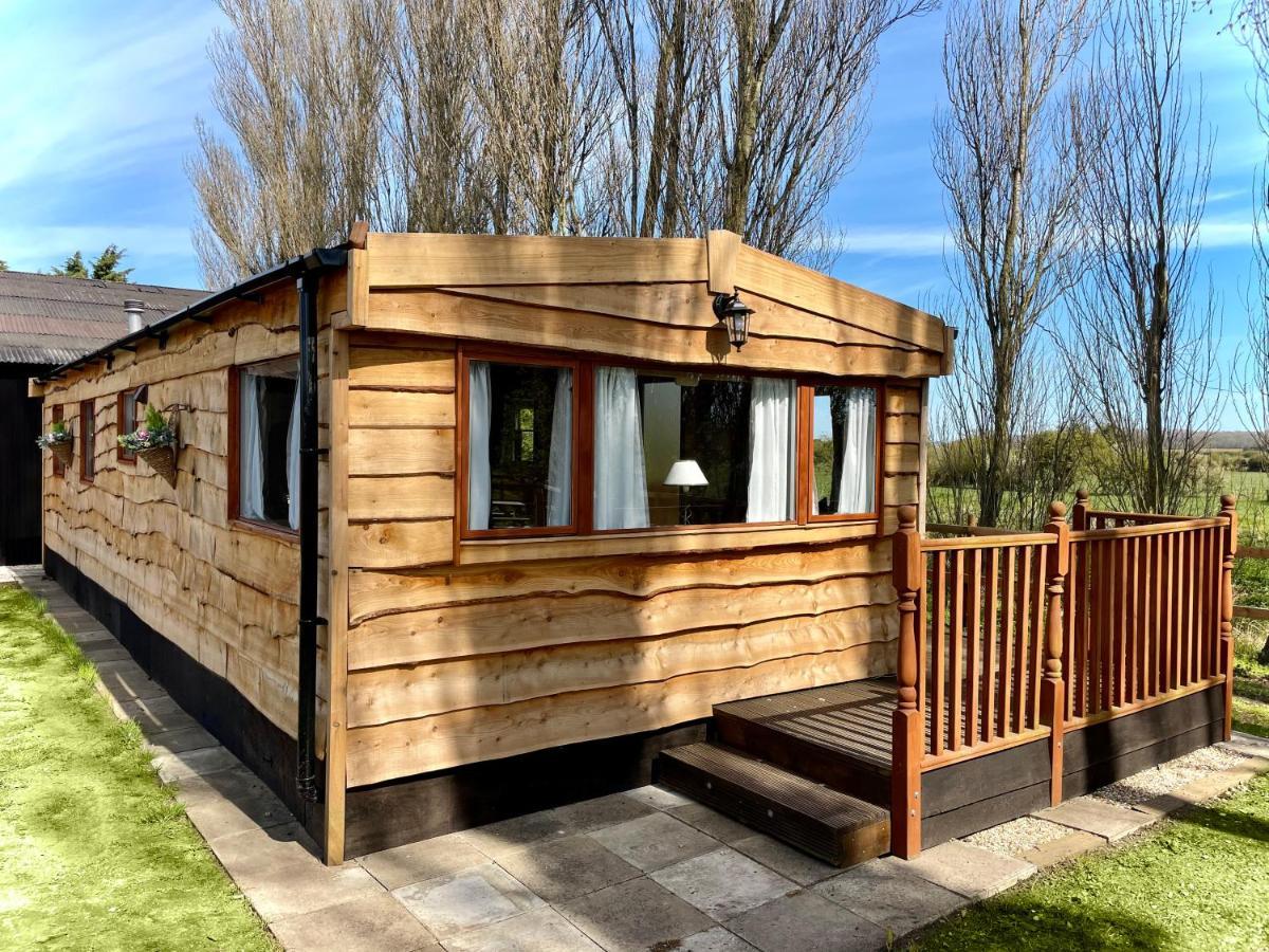Poplar Lodge Log Caravan Kirkby on Bain Dış mekan fotoğraf
